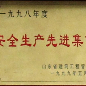 省級安全生產(chǎn)先進集體